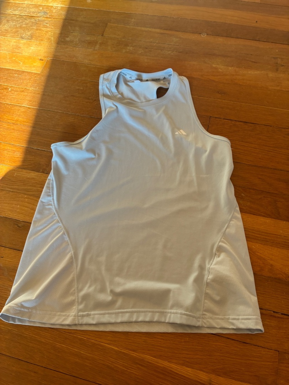 Adidas Light Blue Training Racerback Tank